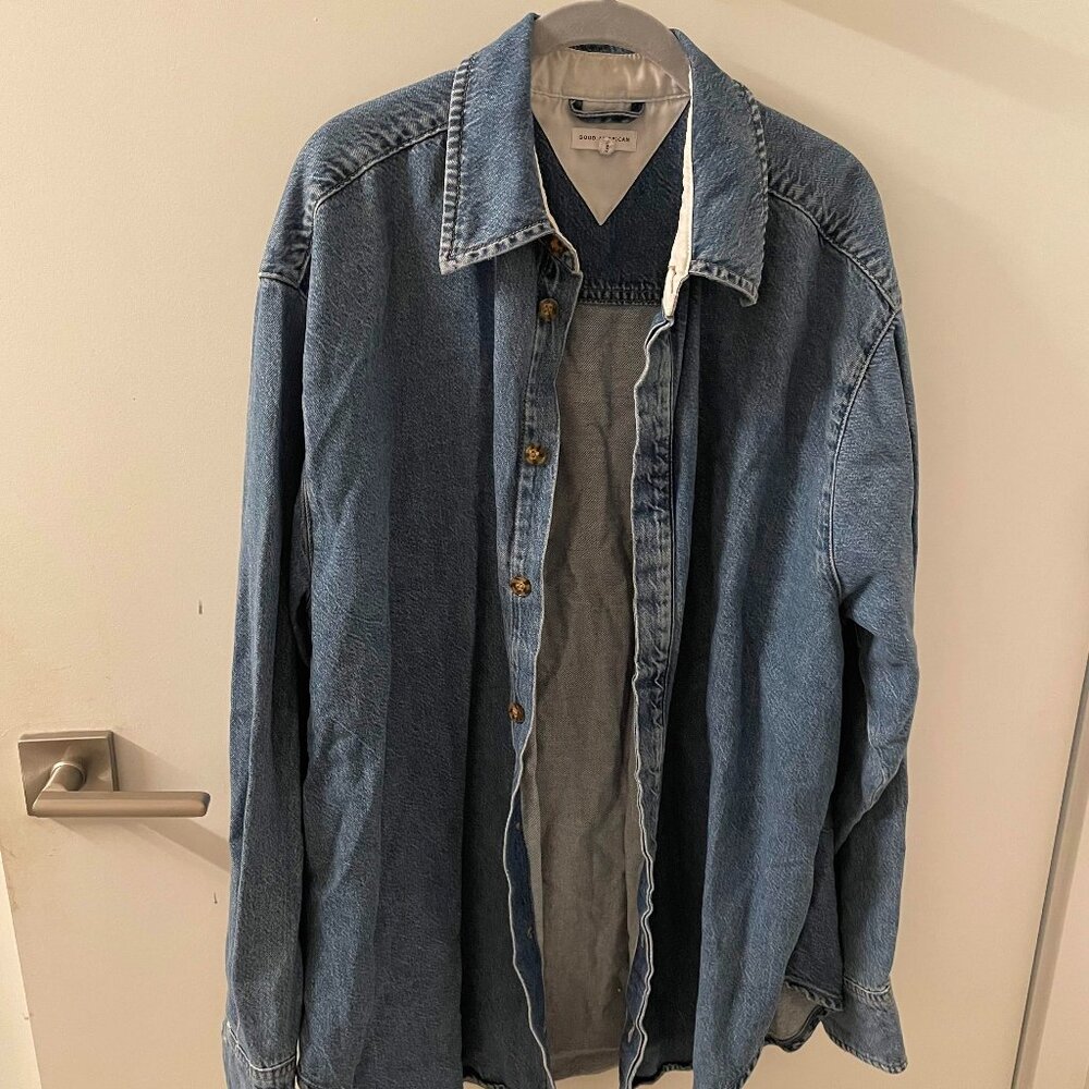 Good American Denim Shirt